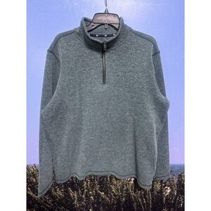 GAP Pull-Over  1/4 Zip  Green XL Cotton/polyester